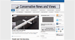 Desktop Screenshot of conservativenewsandviews.com