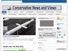 Tablet Screenshot of conservativenewsandviews.com